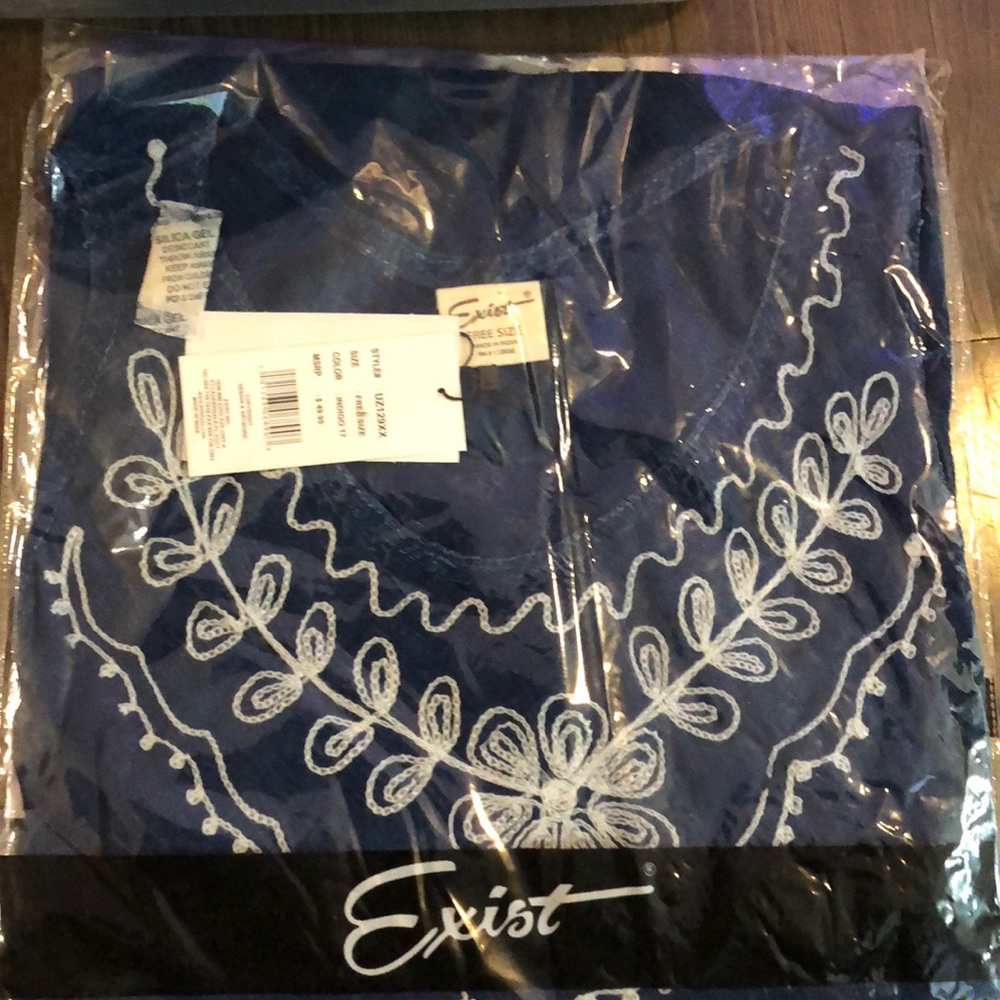 “Exist” - Free Size- Indigo Summer Dress